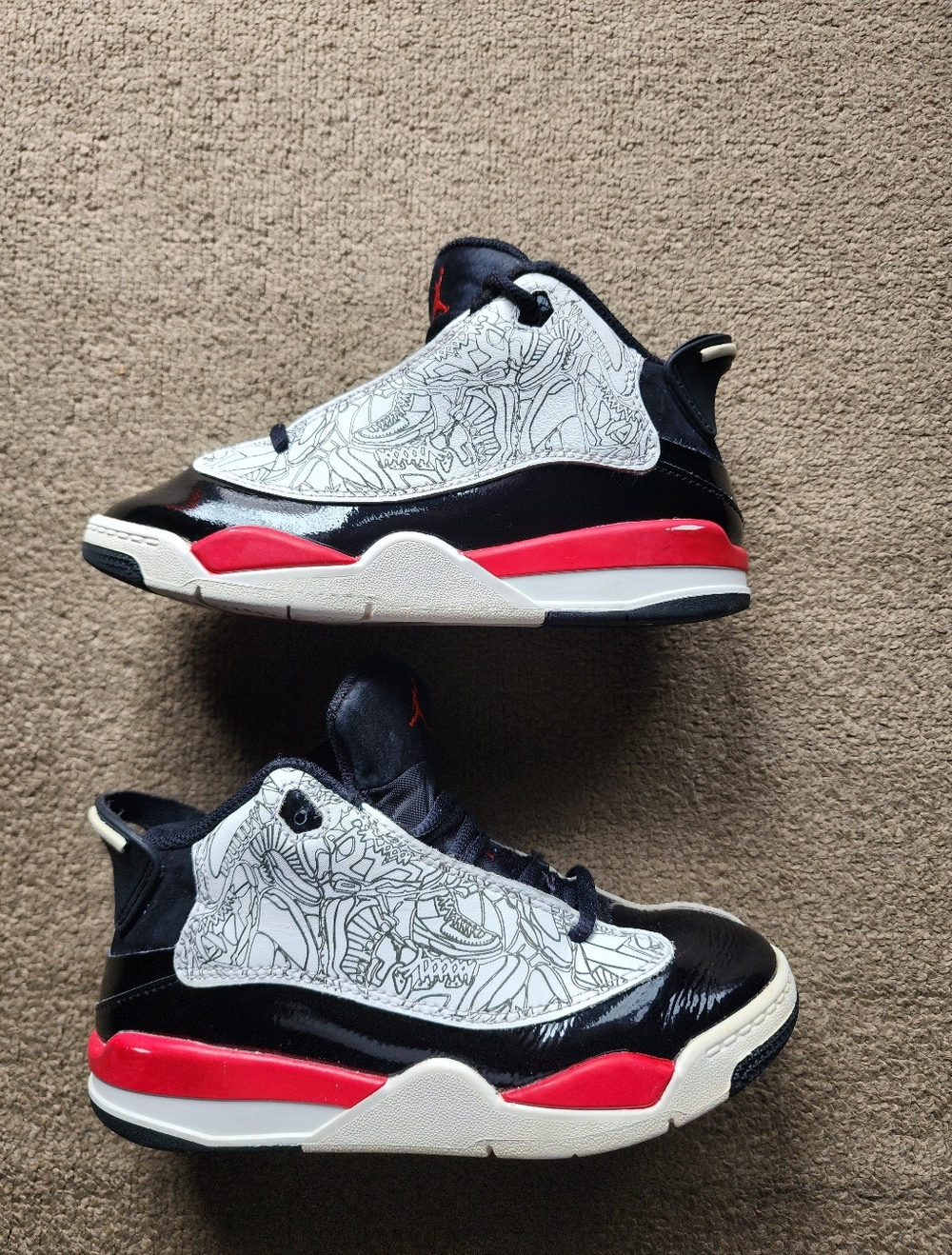 Jordan Dub Zero Varsity Red